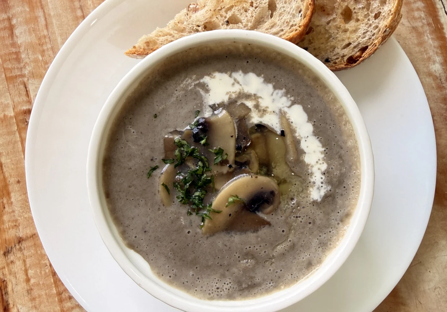 Mushroom Soup with Truffle — The Chu, Rawai