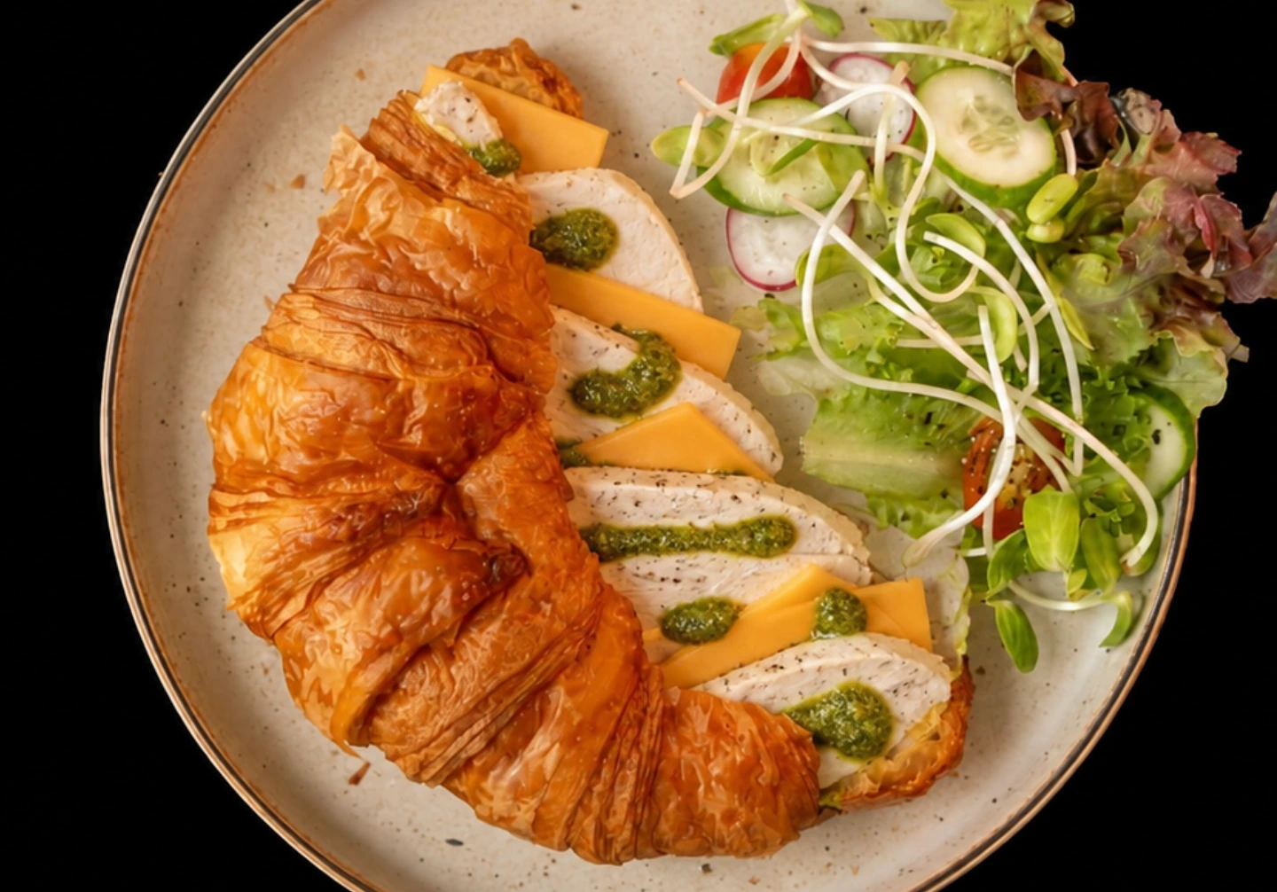 Croissant with Chicken — The Chu, Rawai
