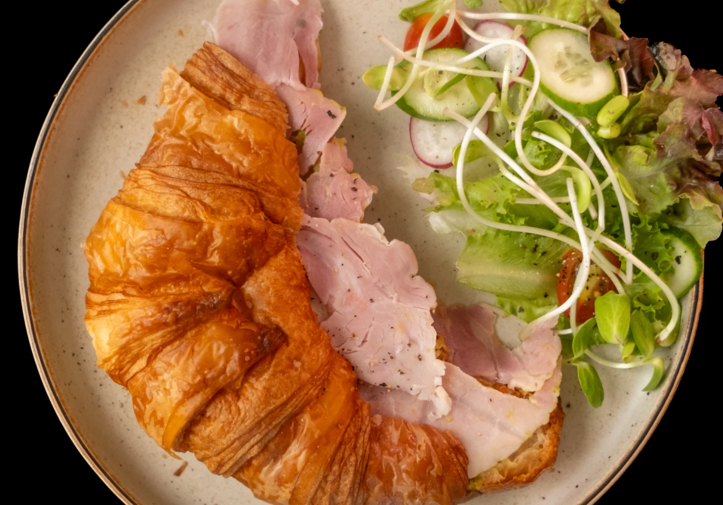 Croissant with Ham — The Chu, Rawai