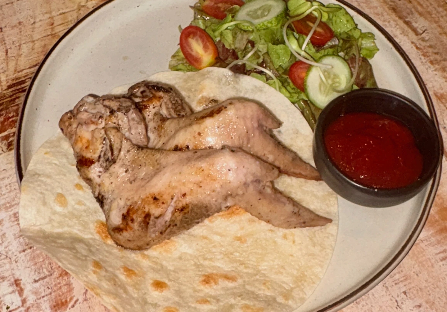 Grilled chicken wings — The Chu, Rawai